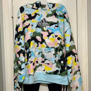Girls Adidas size 10/12 medium sweat set